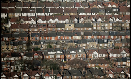 Residential streets in east London