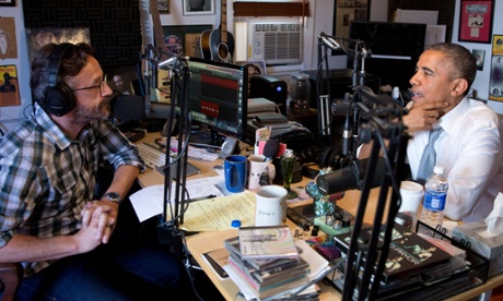 Maron and Obama shoot the breeze on WTF.