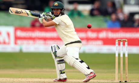 Nicole Bolton attempts to add to Australia's total.