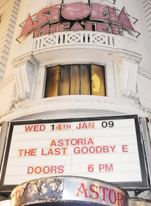 The end of the Astoria.