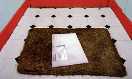 bill on doormat