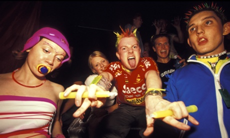 Ravers at Liverpool's Cream nightclub.