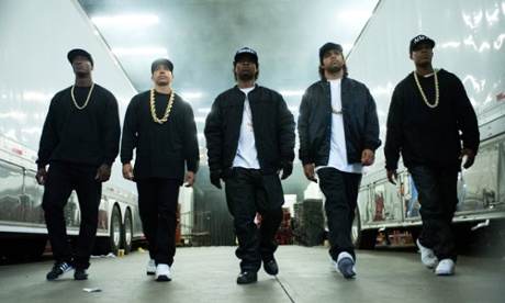 NWA as portrayed in biopic Straight Outta Compton.