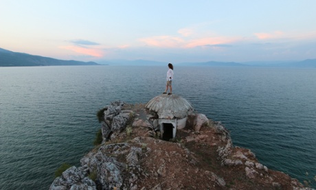 A communist-era bunker on Lake Ohrid, Albania.