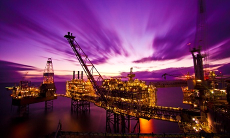 The Buzzard field in the North Sea.