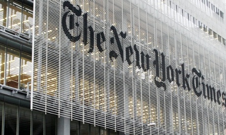 The New York Times building.