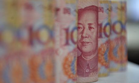 Chinese yuan notes