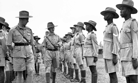 Recruitment of Nigerian troops in 1943.