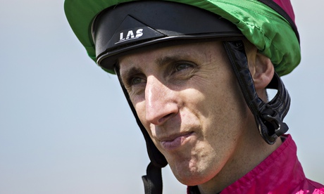George Baker rides the three-year-old Almodovar in the second race at Pontefract