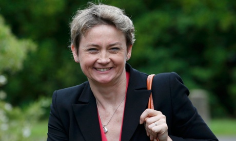 Labour leadership candidate Yvette Cooper arriving to speak at a rally in Chester last week. She said she had not spoken to Mandelson.