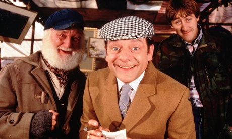 'Take a butchers, Rodney': Del Boy used cockney rhyming slang in BBC comedy Only Fools and Horses.