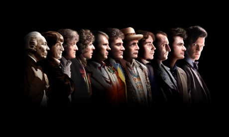 BBC picture of the Eleven Doctors, from left, William Hartnell, Patrick Troughton, Jon Pertwee, Tom Baker, Peter Davison, Colin Baker, Sylvester McCoy, Paul McGann, Christopher Eccleston, David Tennant and Matt Smith.