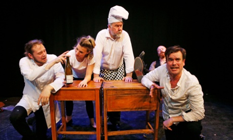 No doubt if Orwell was sitting in the seat beside me, he’d be biting his lip too… Down and Out in Paris and London at the Edinburgh fringe festival.