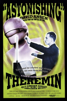 Poster for a documentary on the theremin.