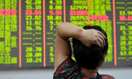 Chinese market fall undermines global shares.