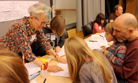 Guardian Education Centre - cartoon and family art day Oct 14