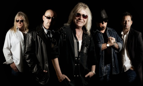 'I like being me. I wake up and think, ‘I’m in Magnum!' … Bob Catley (centre) of Magnum