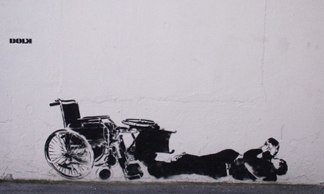 Street artists Dolk’s identity is a mystery