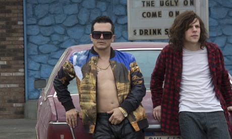 Another hit men ... John Leguizamo and Jesse Eisenberg in American Ultra