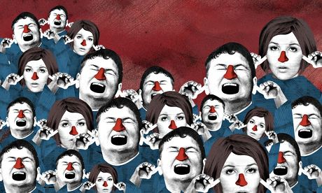 Nate Kitch illustration for social media dogmatism