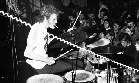 Ginger Baker onstage at the Star Club in Hamburg