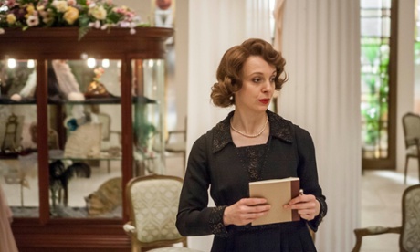 Golden brown: as the brunette Miss Mardle in Mr Selfridge.