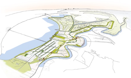 A bird's-eye view of future New Orleans according to the Greater New Orleans Urban Water Plan.