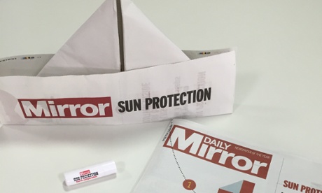 Hat attack: the Daily Mirror’s ‘Sun protection’ campaign