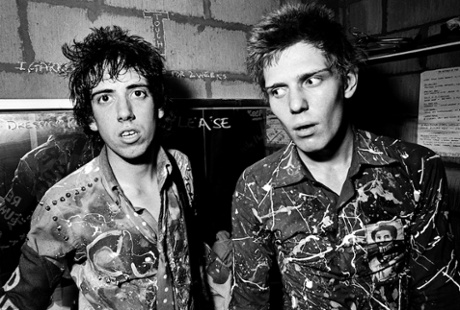 Mick Jones and Paul Simonon in London.