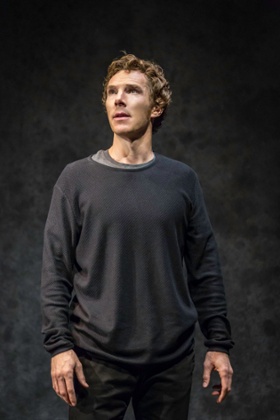 Benedict Cumberbatch as Hamlet.