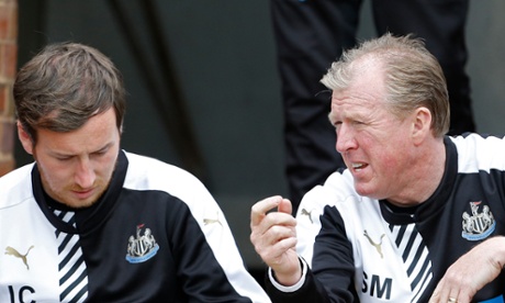 Ian Cathro, left, will be working hard on Newcastle's shape and formations with Steve McClaren.