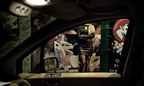 The work on the road,Prostitution,Milan province,Italy