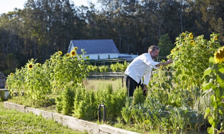 From garden to plate in the Hunter Valley. 