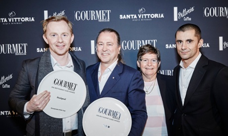 The team from Rockpool celebrating their win.