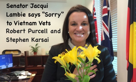 Jacqui Lambie apologises.