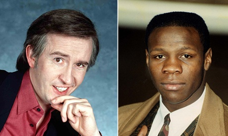 Sucker punch … Alan Partridge and Chris Eubank.