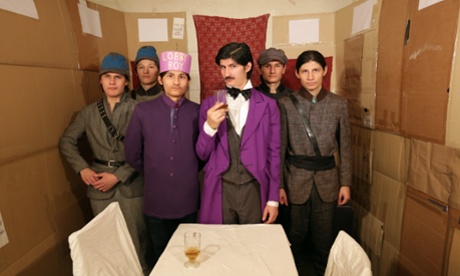 DIY film-makers… Bhagavan, Govinda, Jagadisa, Krsna and Mukunda Angulo in The Wolfpack, directed by Crystal Moselle.