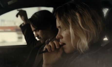 Penny whistle or e-cig? Rachel McAdams goes some way to making vaping look cool in True Detective.