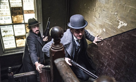 Jeromy Flynn as Sgt Drake and Matthew MacFadyen as  Inspector Reid in Ripper Street. Photograph: Ber