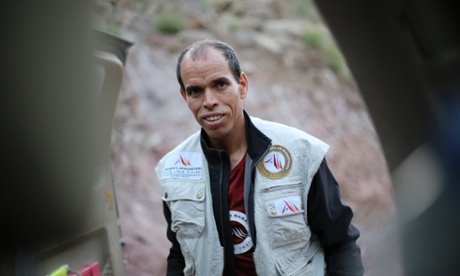 Five-time MdS winner and race director of the Trans Atlas Marathon, Mohamad Ahansal.