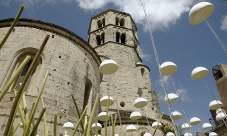 Sant Pere de Galligants monastery, Girona. Catalonia, Spain
