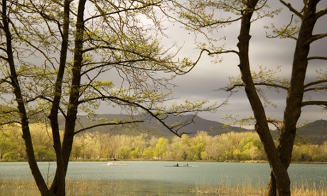 Lake view, Banyoles, Catalonia, Spain