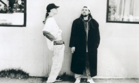 Jason Mewes, Kevin Smith as Jay and Silent Bob in Clerks, 1994