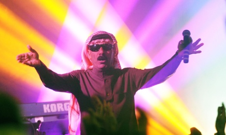Omar Souleyman playing live in Athens, Georgia.