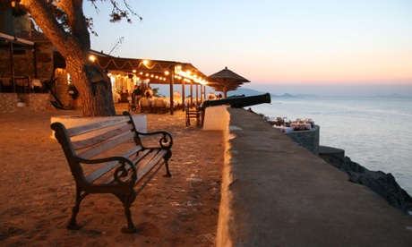Sunset Restaurant, Hydra Town, Greece