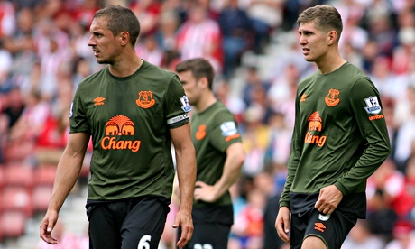 Phil Jagielka and John Stones 