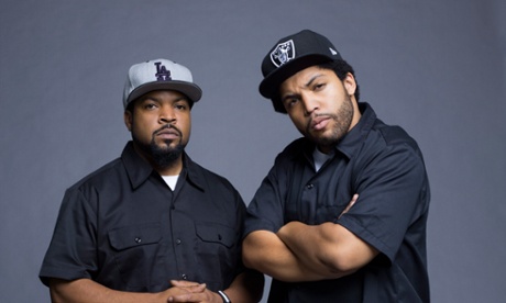NWA's Ice Cube with his son, actor O'Shea Jackson Jr.