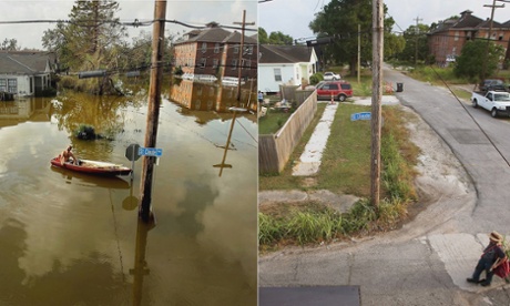 The Lower Ninth Ward in New Orleans, Louisiana.