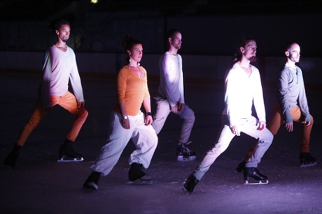 Jasmin Boivin, centre, composed the music for Vertical Influences.