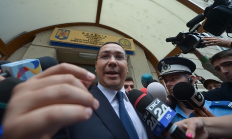Romanian prime minister Victor Ponta; charged with with fraud, tax evasion and money laundering